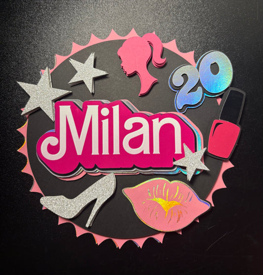 Custom Theme Cake Topper