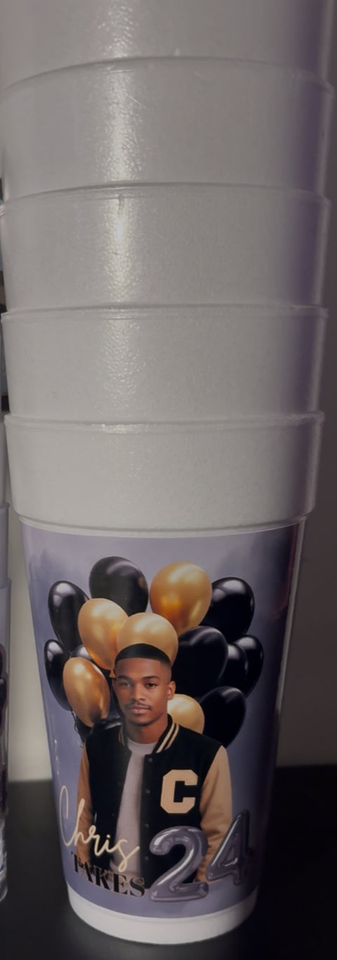 Custom Styrofoam Cups