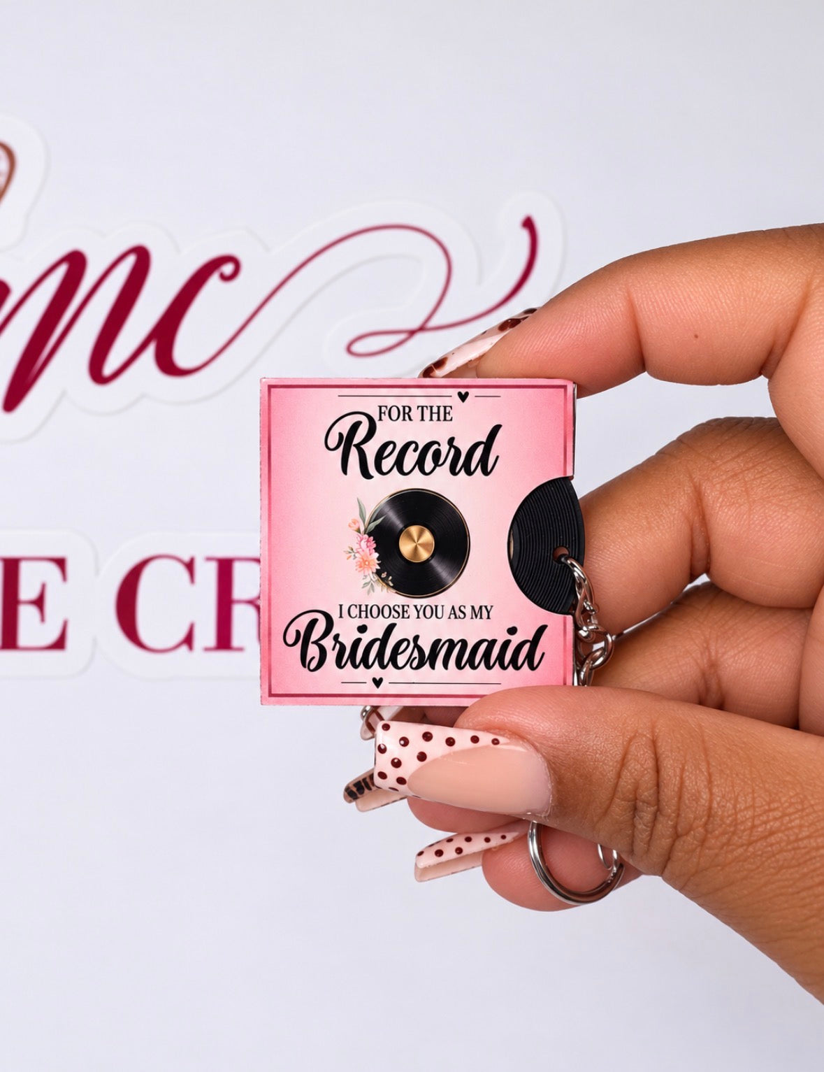 Mini Vinyl Record NFC Keychain Tutorial