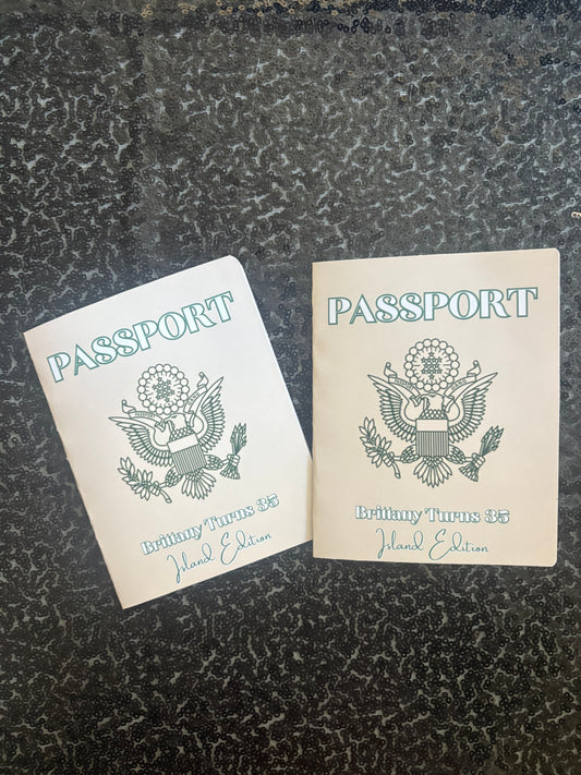 Passport Itinerary Booklets